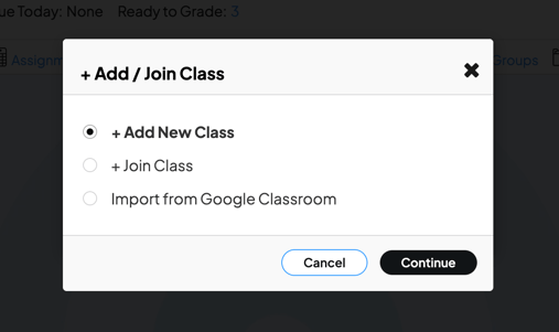 Add New Class
